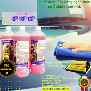 Dung dịch làm bóng thân xe ô tô chính hãng Ekokemika Bubble Wax 1 lít