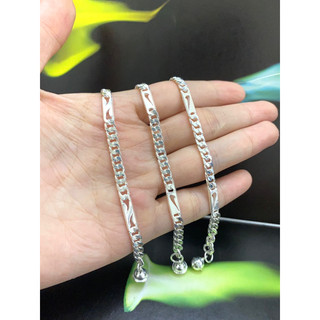 Lắc tay bé trai có họa tiết -ltbt0011- bạc ta nguyên chất 950