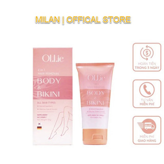 Kem tẩy lông Ollie tặng kem dưỡng thể