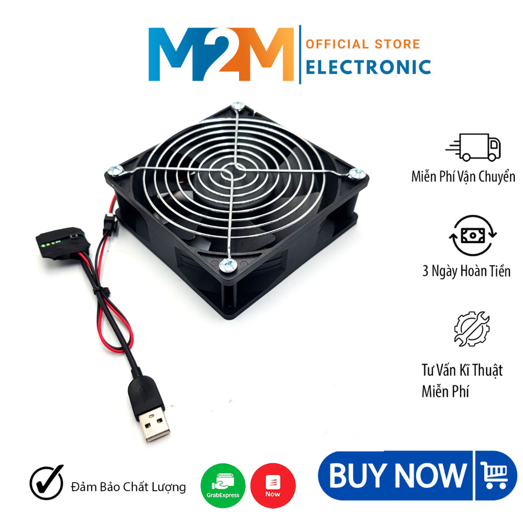 Quạt Dã Ngoại Picnic Làm Mát Hút Khói Cổng USB 5V Cắm Sạc Dự Phòng 3 Cấp Độ Gió Siêu Mát Tiện Dụng