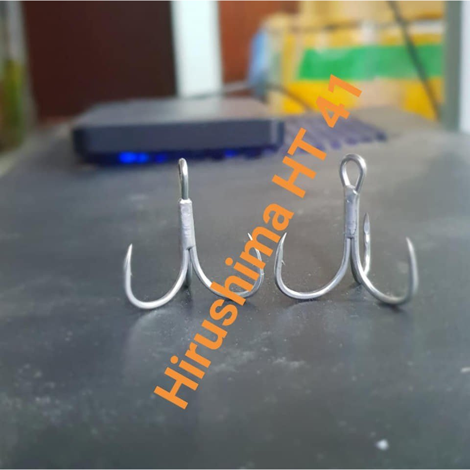 Lưỡi câu ba tiêu Hirushima Treble Hook HT41-3x siêu cứng Hita Lure
