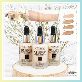 Kem Nền Catrice HD Liquid Coverage Foundation 24h