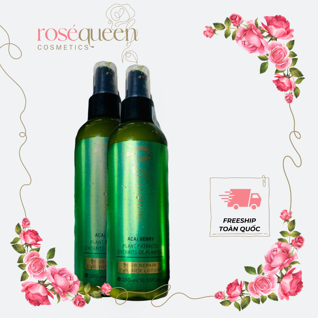 Chai xịt dưỡng tóc đạm collagen Moontube 300ml