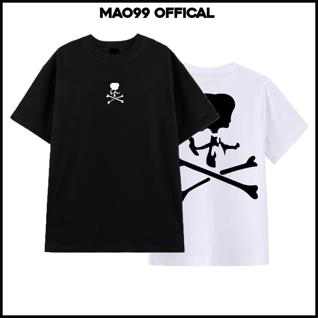 Áo thun unisex ĐẦU LÂU CÓ CHỮ MAO99, tay lỡ form rộng oversize, 100% cotton Local Brand