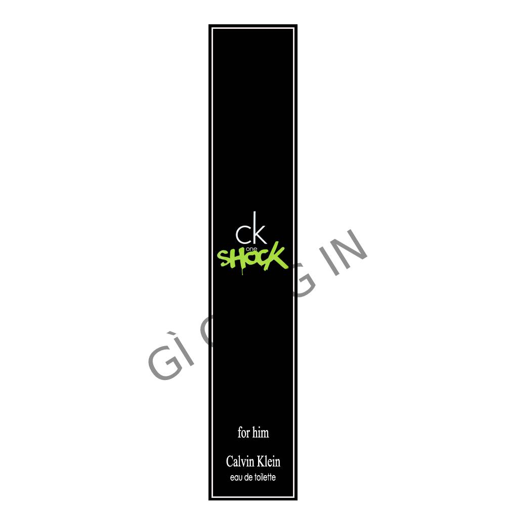 Tem nước hoa Ck One Sock For Him Eau De Toilette - 85 tem