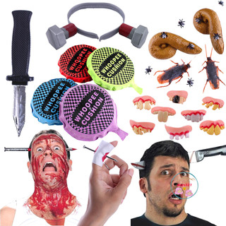 Đồ chơi DAO GIẢ TROLL 1 món đồ chơi đánh lừa thị giác vòng qua đầu chơi khăm vui nhộn hài hước cho ngày lễ0