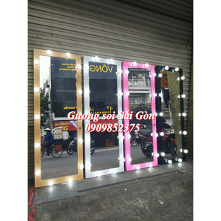 Gương soi toàn thân gắn đèn.kt 60×170cm