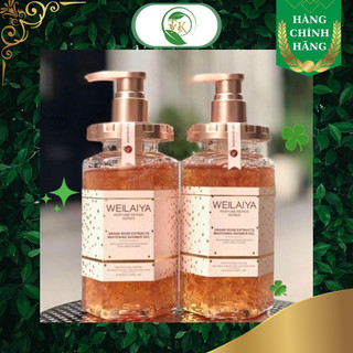 Sữa Tắm Trắng Da Cánh Hoa Hồng Damask Weilaiya Lưu Hương Thơm Lâu Toàn Thân Chính Hãng