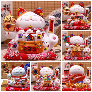 Mèo thần tài giá rẻ nhất 14in cao 37cm vẫy tay hàng đẹp