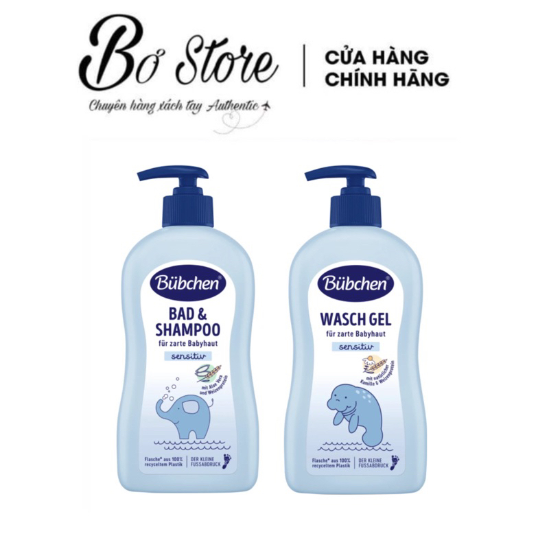 Sữa tắm gội Bubchen cho bé, có vòi tiện lợi 400ml