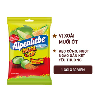 Kẹo Alpenliebe Hương Xoài Nhân Muối Ớt Túi 84,1g x 30 Viên