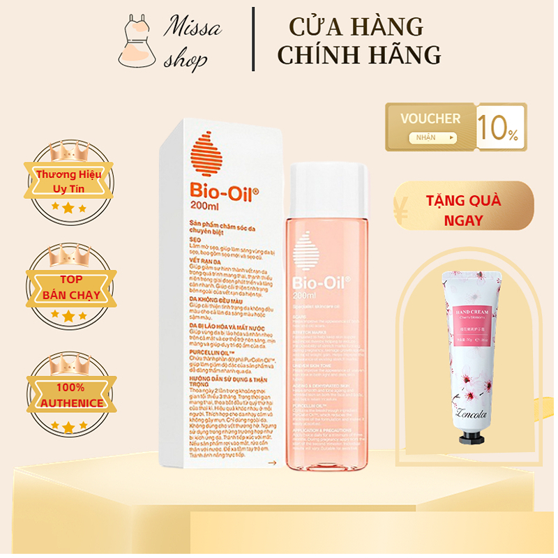 Tinh dầu chống rạn da bà bầu bio oil scar treatment làm hết rạn da mờ sẹo hết thâm da khi mang thai và sau sinh💄