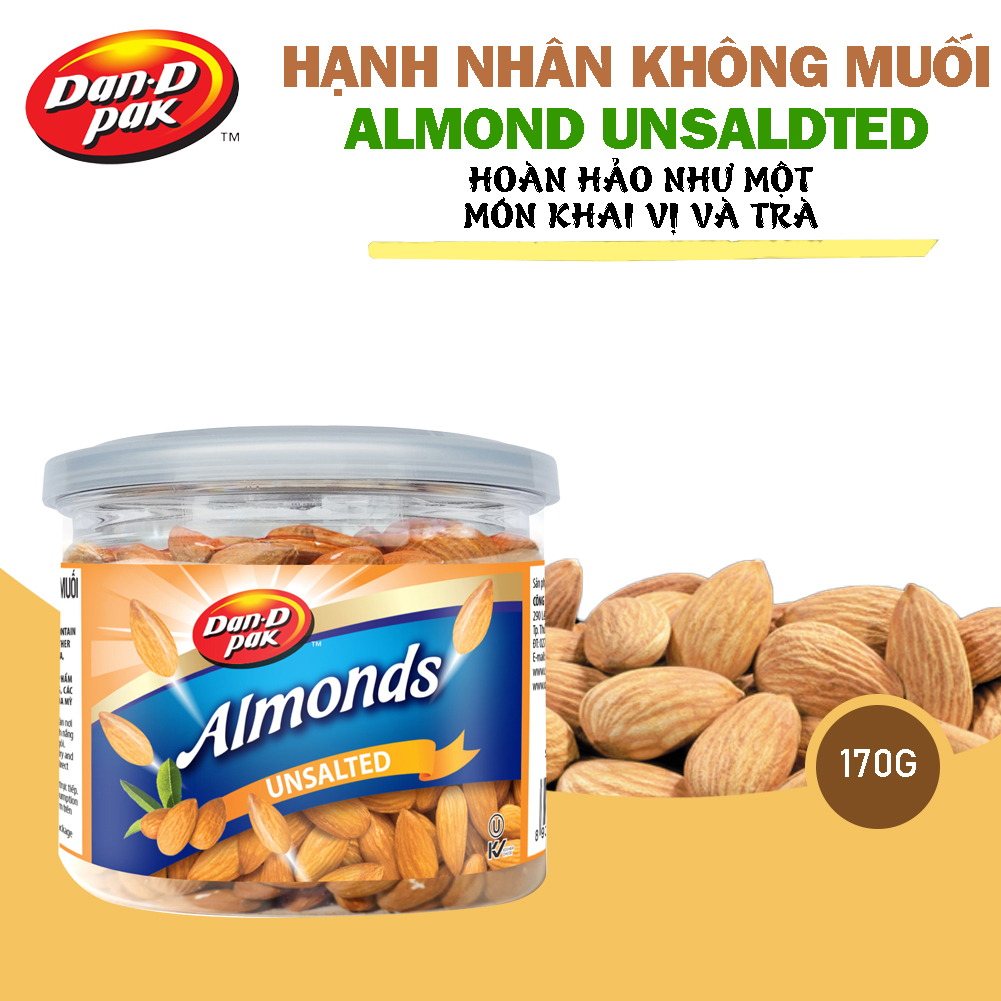 Hạnh Nhân Rang - Almond Dan D Pak 170g