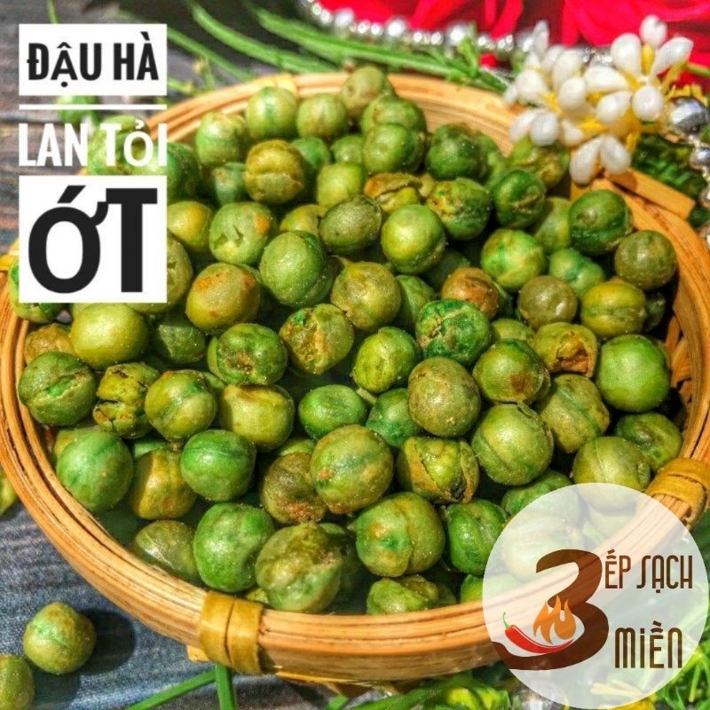 Đậu Hà Lan Sấy Tỏi Ớt