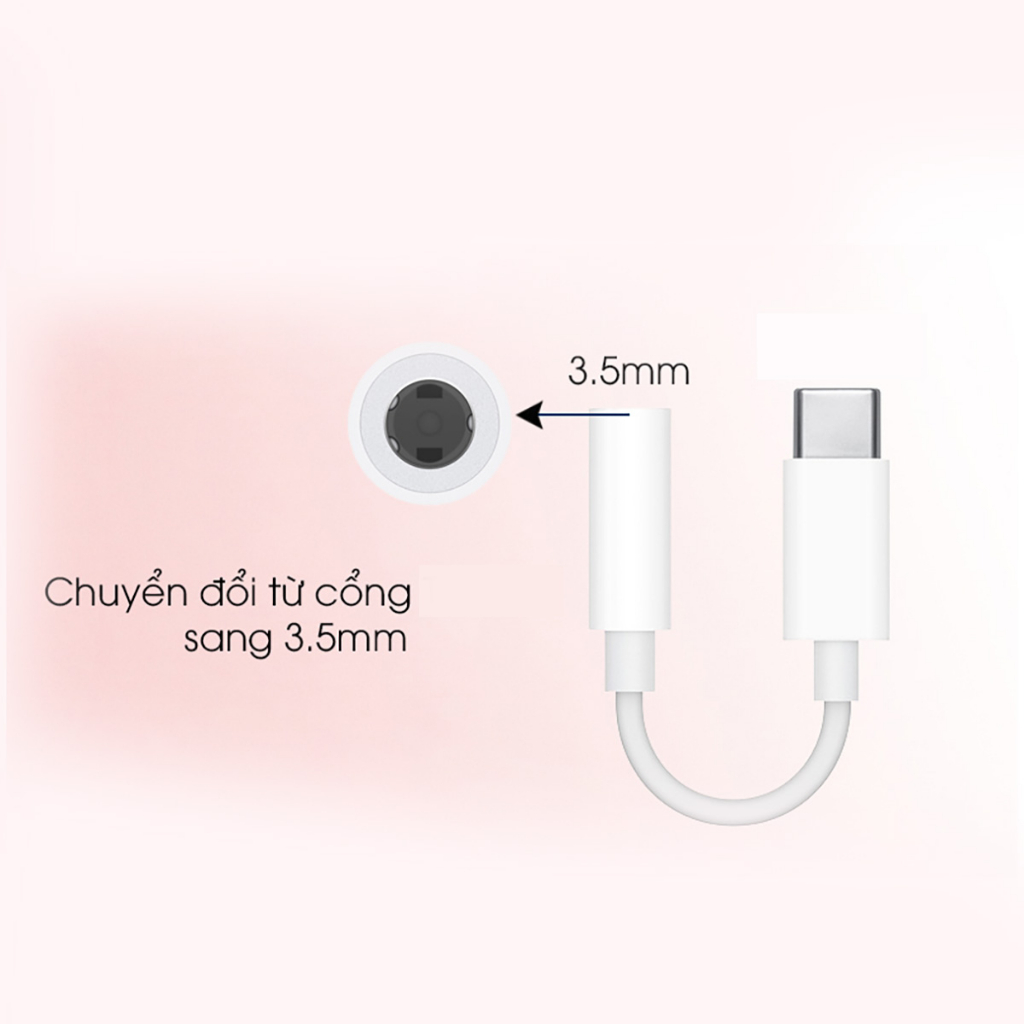 Cáp chuyển đổi tai nghe Type-C L.Ninh sang 3.5mm vừa nghe nhạc vừa sạc siêu nhanh