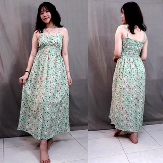 Đầm lụa 2 dây Hawai
