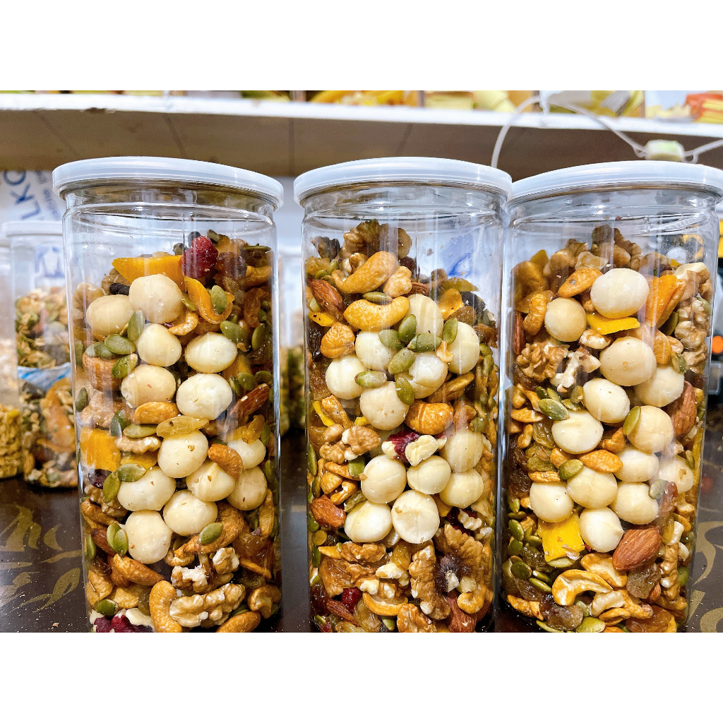 Granola Siêu hạt Macca ăn kiêng ngũ cốc giảm cân dinh dưỡng nhiều hương vị ngon thơm bổ dưỡng