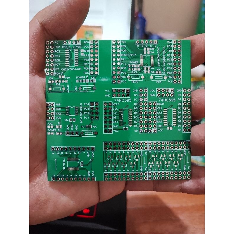 PCB cho CH32V003F4P6, CH32V003A4M6, CH32V003J4M6