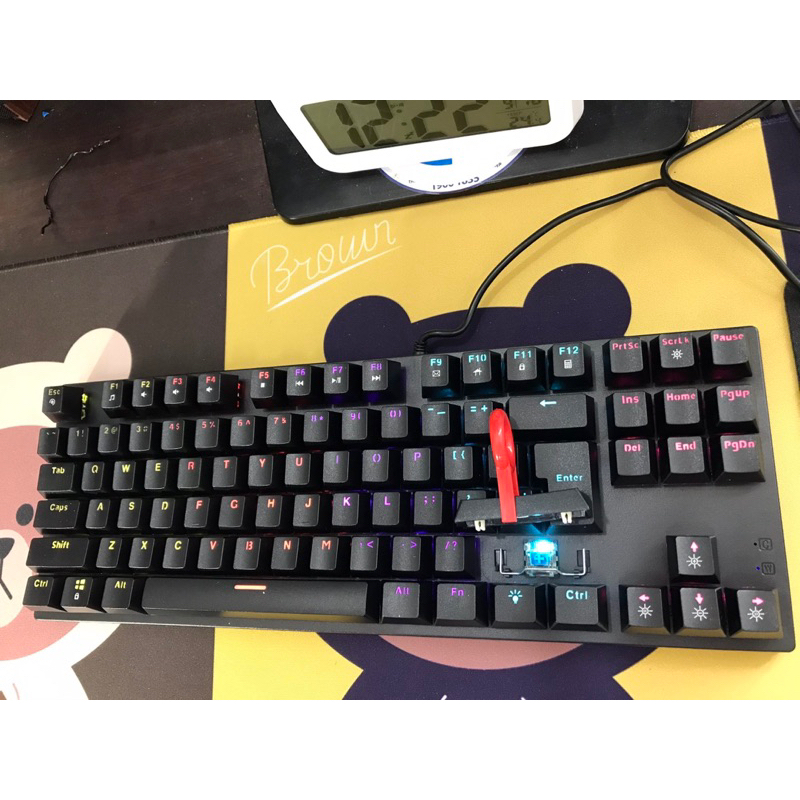 ⌨️Bàn phím cơ có dây blue switch giá siêu rẻ, mã KA101, KA800, Tặng kèm que tháo phím