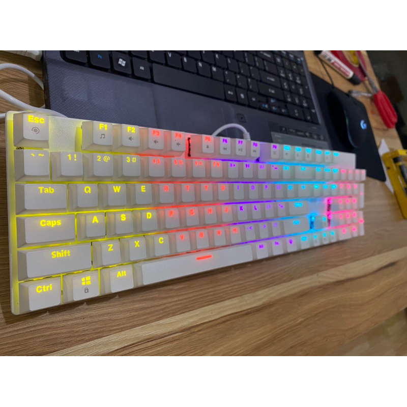 ⌨️Bàn phím cơ có dây blue switch giá siêu rẻ, mã KA101, KA800, Tặng kèm que tháo phím