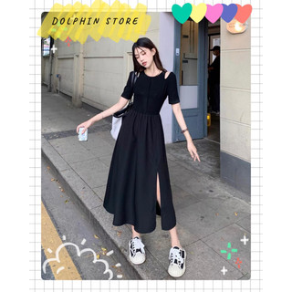 BIGSIZE Đầm đen bigsize - đầm xẻ tà bigsize - đầm khoét vai bigsize