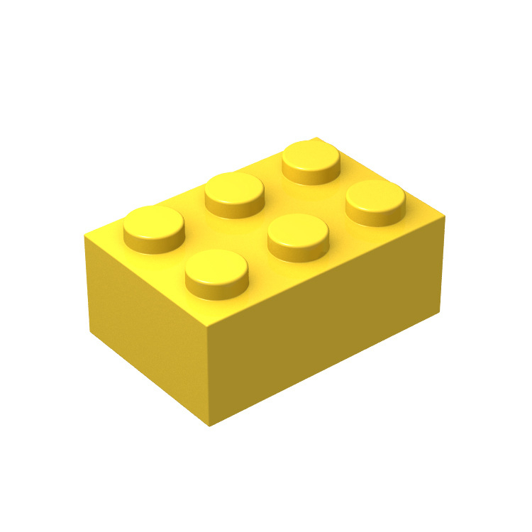 Đồ chơi giáo dục lắp ráp   logo moc combo 5 gạch cao 2x3 b3 3002