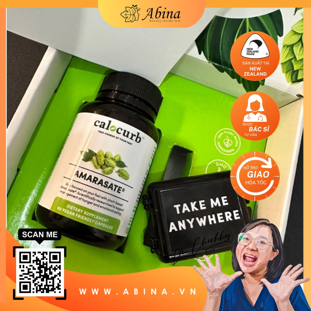 Viên uống giảm cân Calocurb 90 viên - Dr Chubby