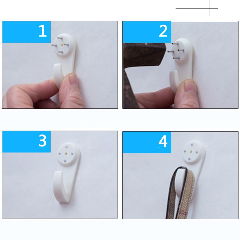 Combo 100 Đinh 4 Chân Treo Tranh Đóng Tường Chuyên Dụng