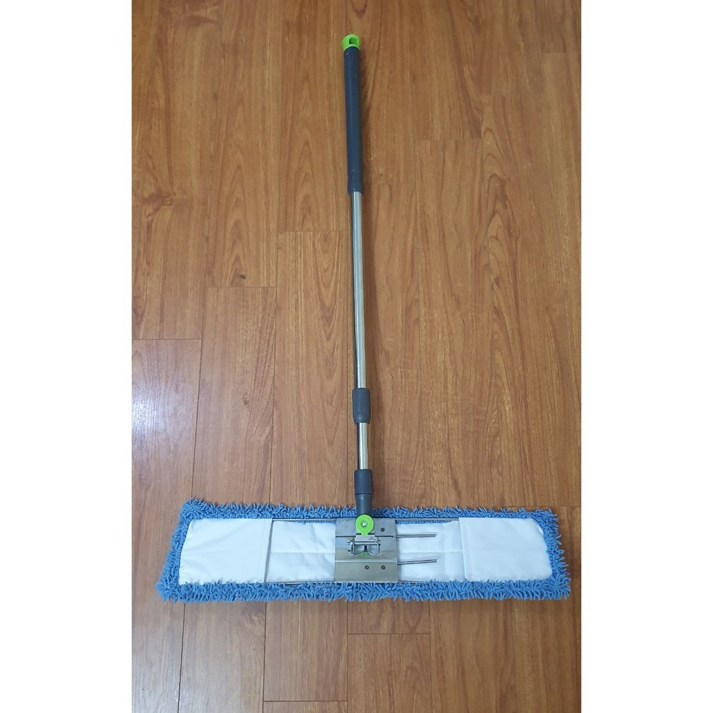 Chổi Lau Nhà Công Nghiệp, Chổi Lau Bông Dài 60cm Cán Xoay 360 Độ