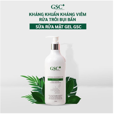 Sữa rửa mặt dạng gel GSC 500ml
