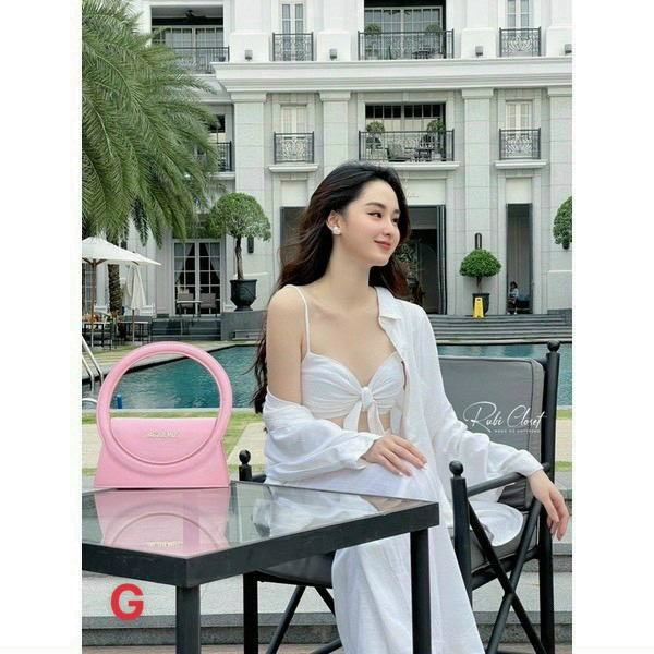 [5.5 Sales Freeship] Set bộ sơ mi đũi 3 món đi biển, set áo sơ mi tay dài kèm áo 2 dây cột nơ ngực quần dài ống rộng dx