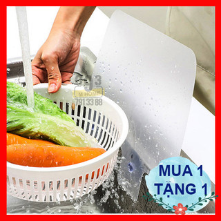 Combo 2 Tấm Chắn Nước Bồn Rửa Chén,Tấm Chắn Dầu Mỡ,Dụng Cụ Nhà Bếp