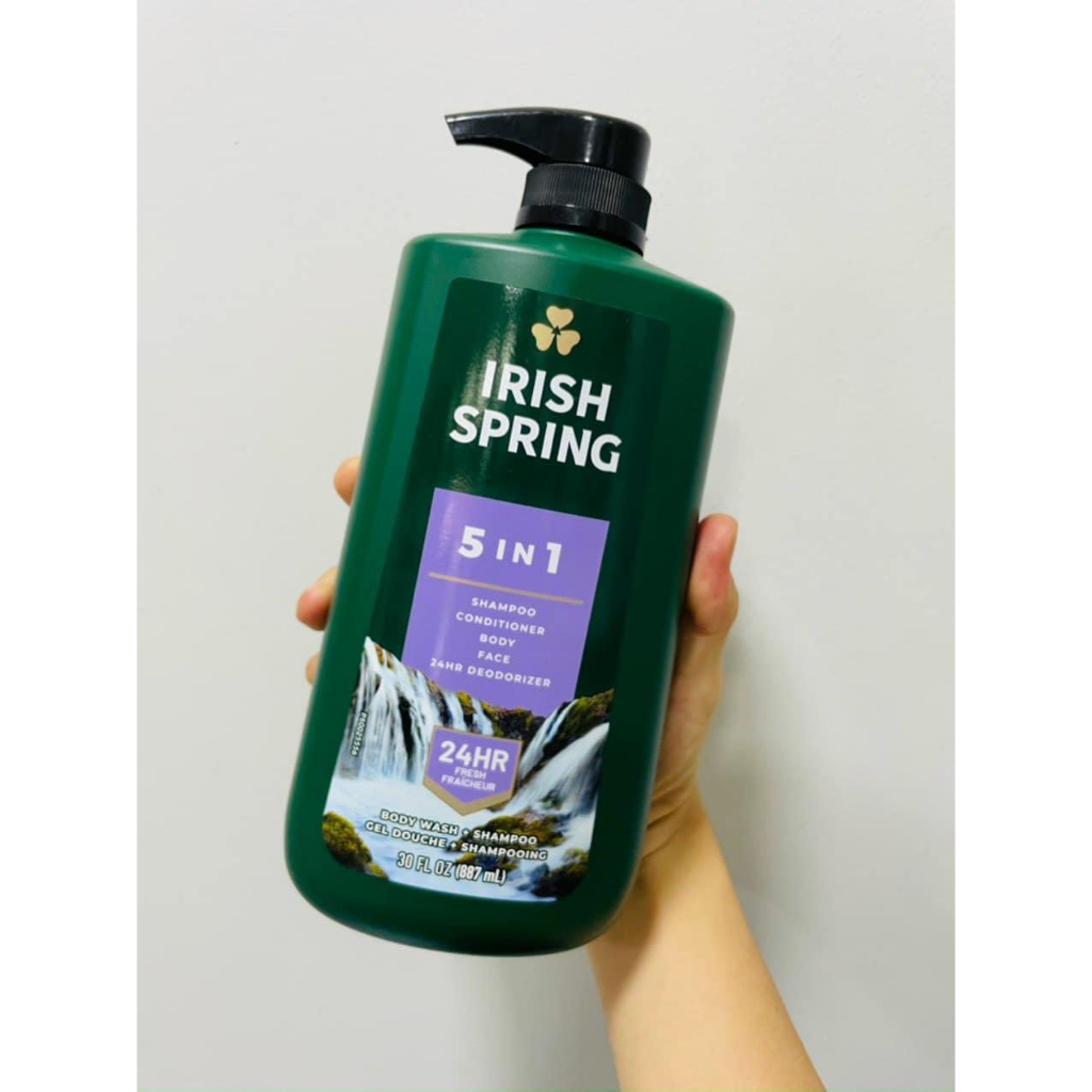 Sữa tắm gội toàn thân Irish Spring 5 in 1