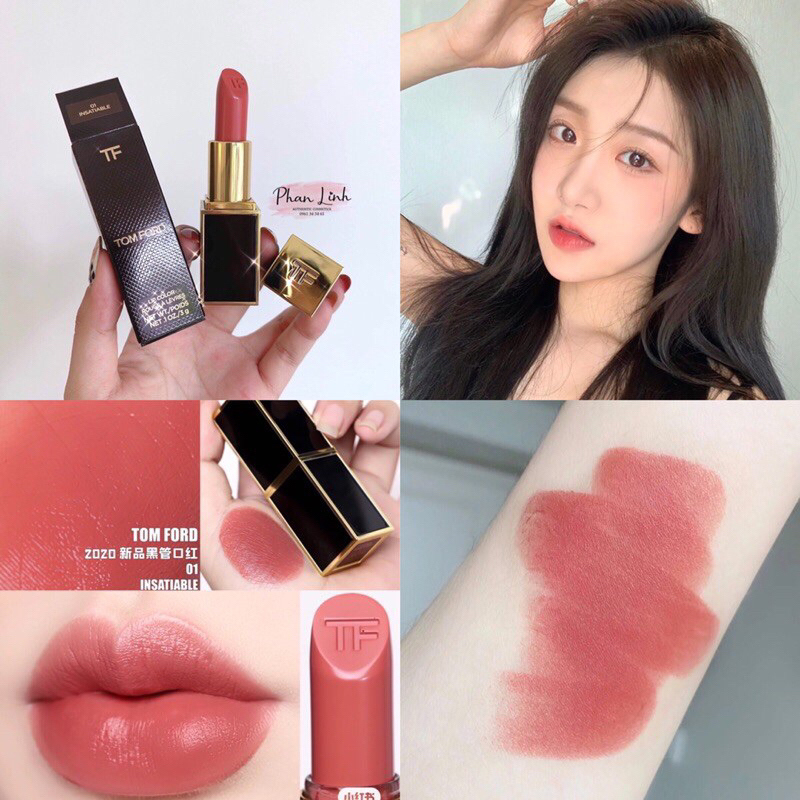 Son T.o.m/f.o.r.d màu 01 & 02 nguyên hộp chuẩn auth