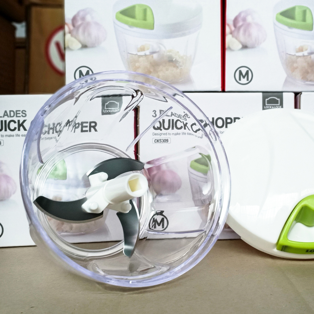 Dụng cụ xay tỏi ớt bằng tay LocknLock Quick Chopper Decor siêu tiện lợi - Cheapmall - HAPOS