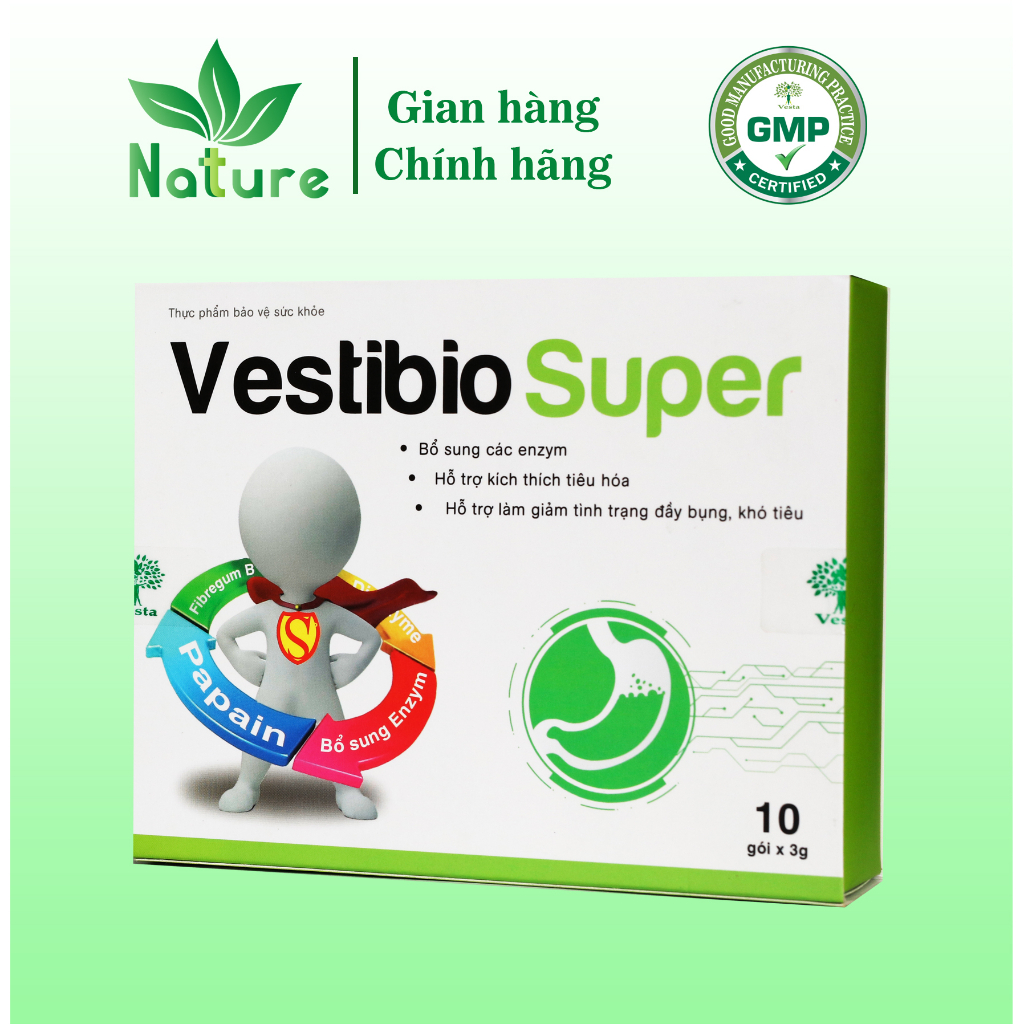 Vestibio super hỗ trợ tiêu hóa