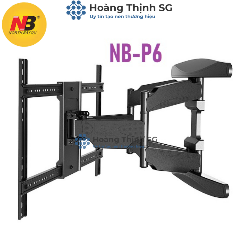 Giá treo tivi NB-P6, Khung treo tivi xoay đa năng North Bayou NB-P6 từ 40inch - 80 inch - Xoay mọi góc độ