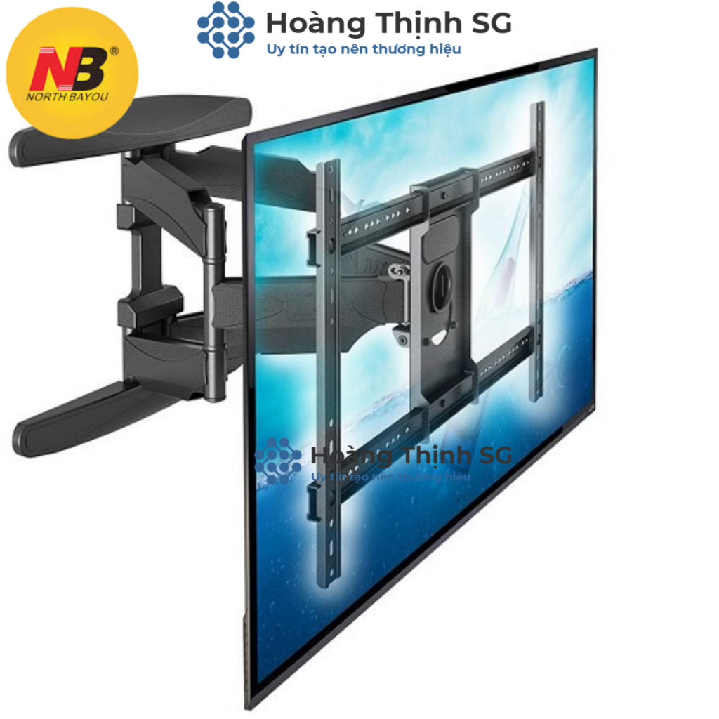 Giá treo tivi NB-P6, Khung treo tivi xoay đa năng North Bayou NB-P6 từ 40inch - 80 inch - Xoay mọi góc độ