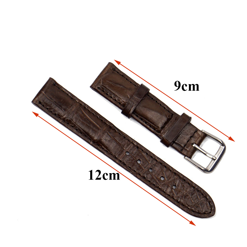 Dây Đồng Hồ Da Cá Sấu Cao Cấp MrFour + Tặng Khóa + Bộ Tháo lắp | Leather Watch Bands