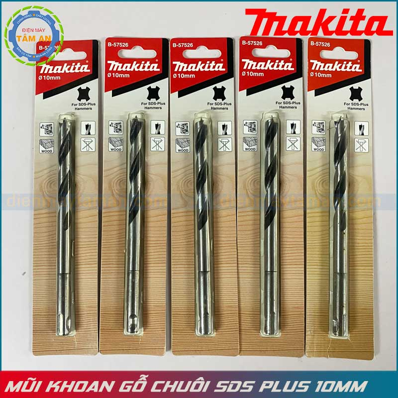 Mũi khoan gỗ chuôi sds plus chính hãng makita