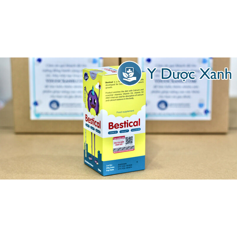 Mua  BESTICAL 120ml, Siro bổ sung canxi, hỗ trợ xương răng cho bé - Y Dược Xanh