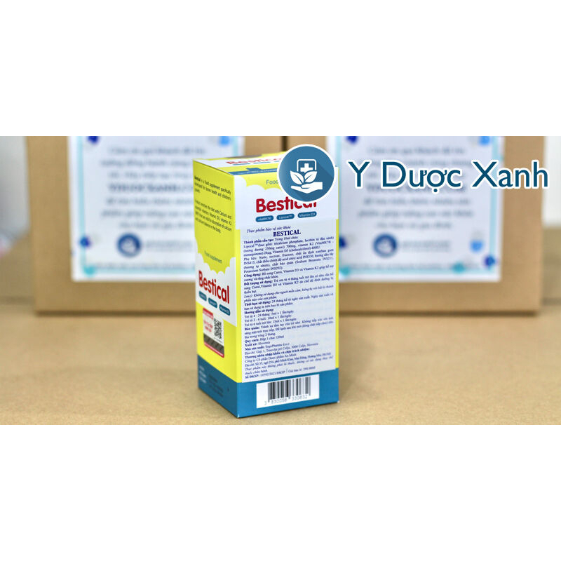 Mua  BESTICAL 120ml, Siro bổ sung canxi, hỗ trợ xương răng cho bé - Y Dược Xanh