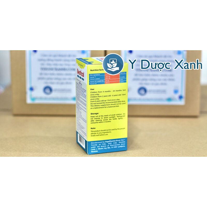 Mua  BESTICAL 120ml, Siro bổ sung canxi, hỗ trợ xương răng cho bé - Y Dược Xanh