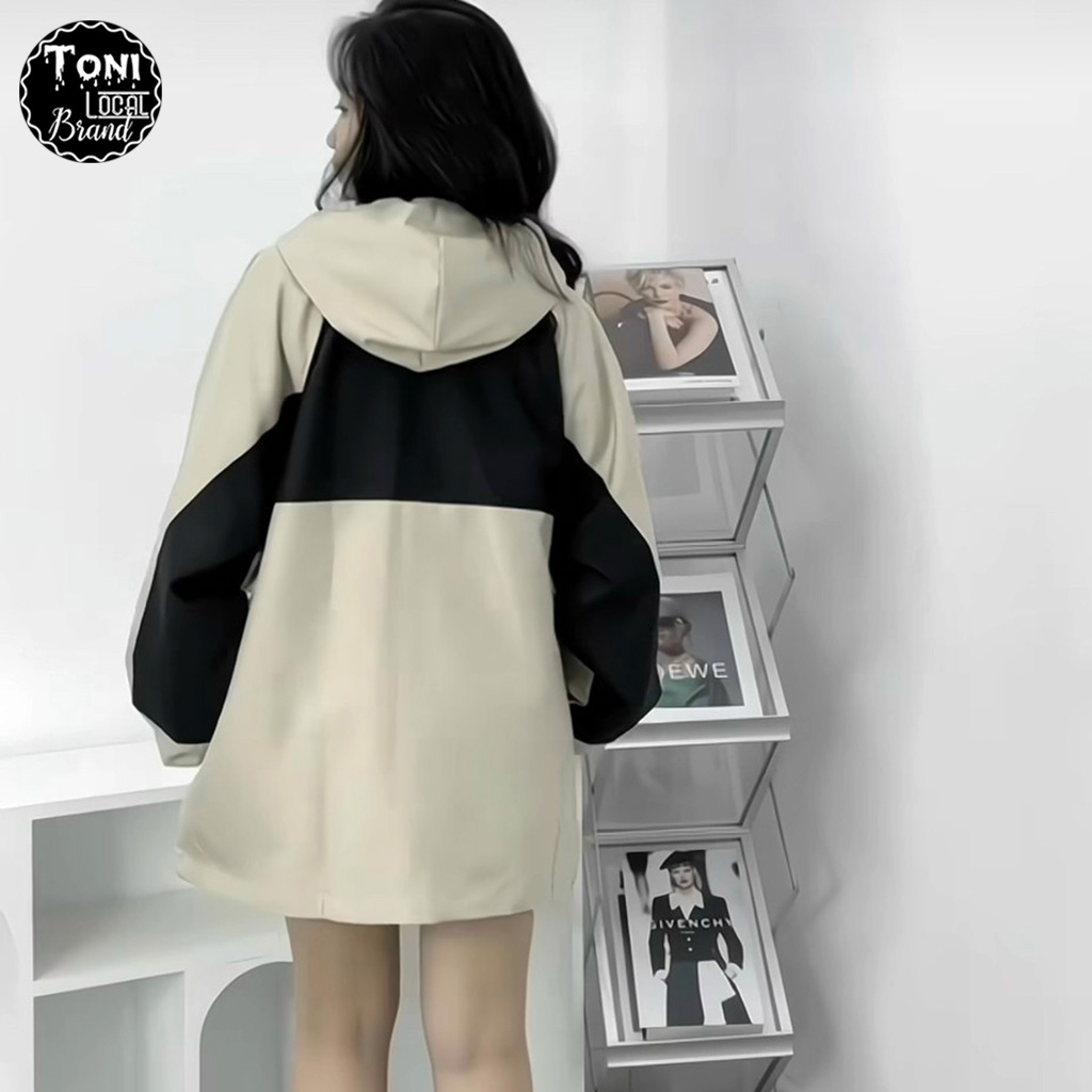 Áo Khoác Dù phối 2 lớp nam nữ Unisex Camping