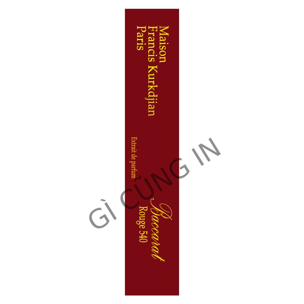 Tem nước hoa Maison Kurkdjian Baccarat - 85 tem