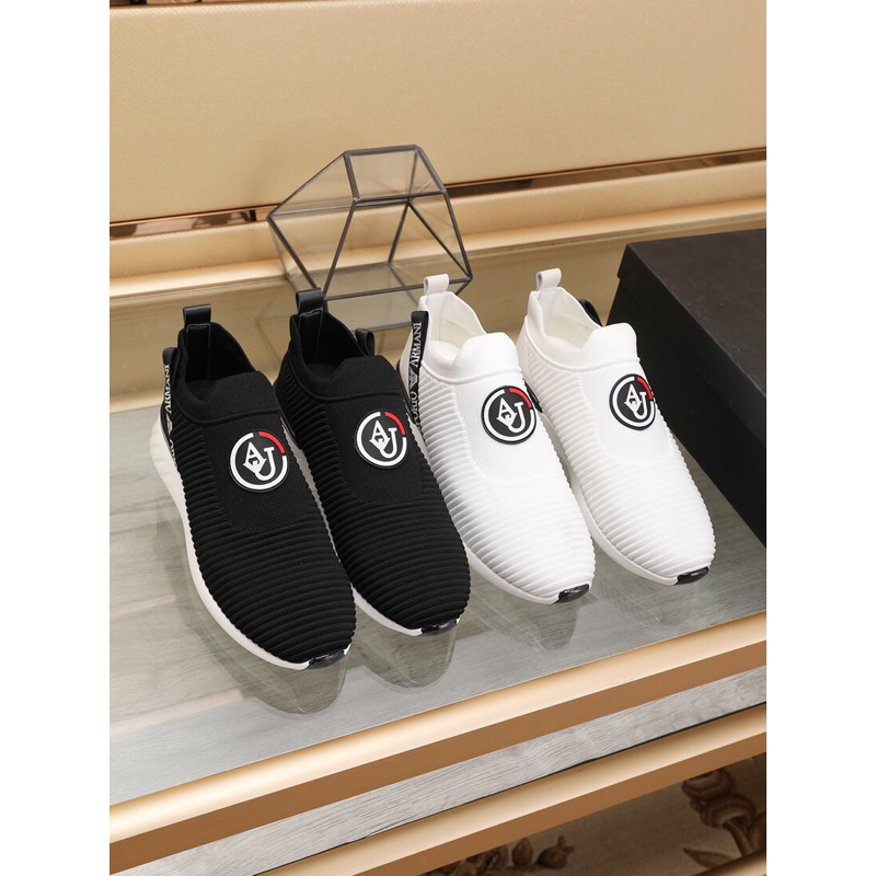 Giày lười, giày thể thao nam mẫu mới Emporio Armani cao cấp đế nhẹ êm chân thoáng khí