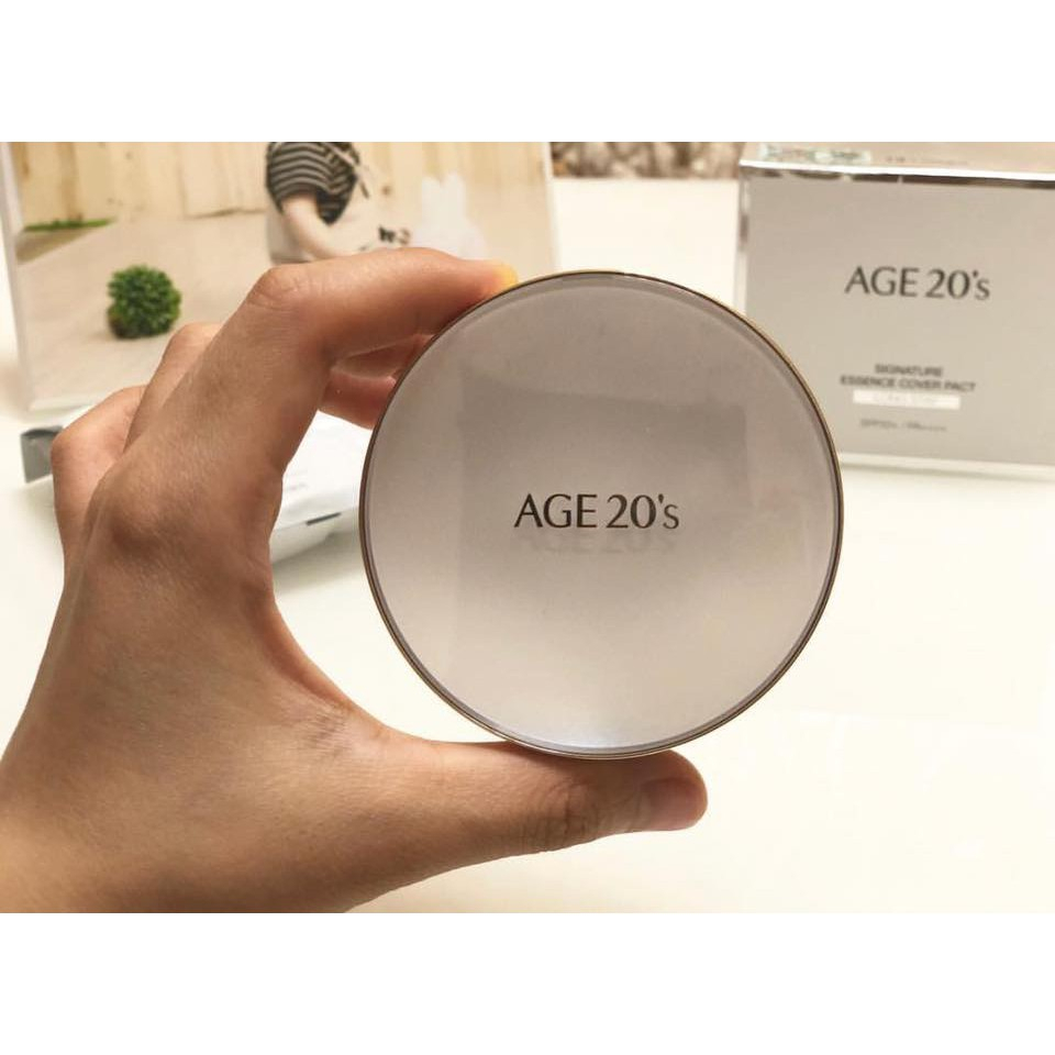 Phấn Lạnh Age20's Moisturee  - Màu hồng - Đen