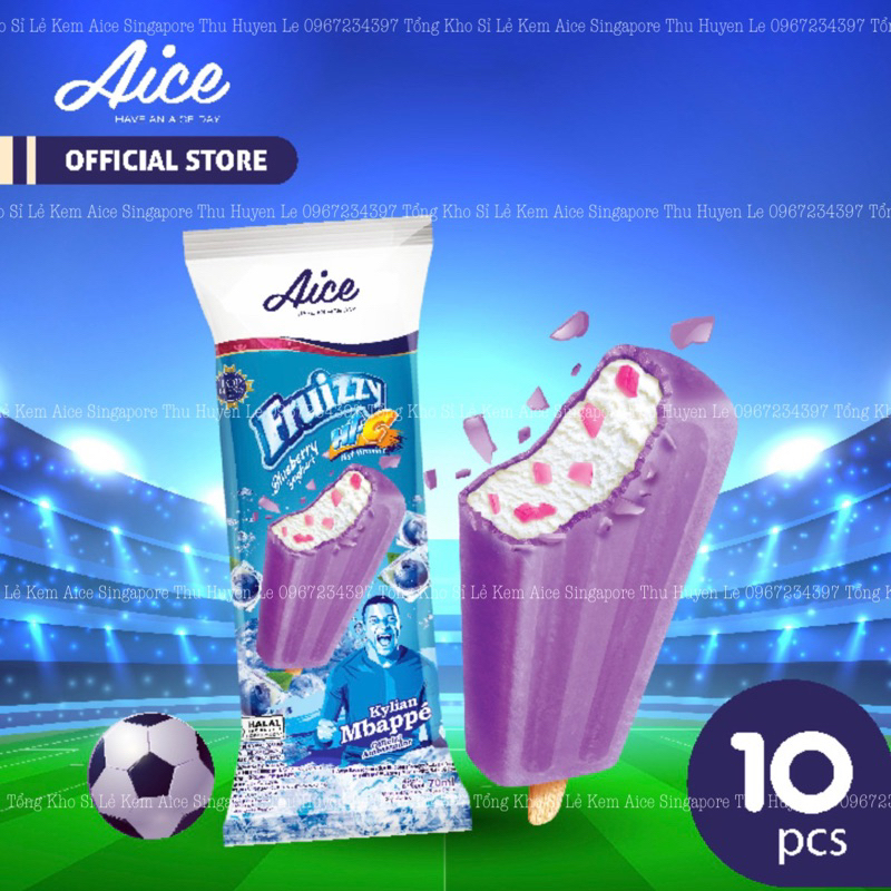 [Hoả Tốc Hà Nội] Kem Aice Việt Quất - Nhập Khẩu 100%
