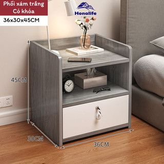 Tủ kệ giá đầu giường, kích thước 36x30x45cm