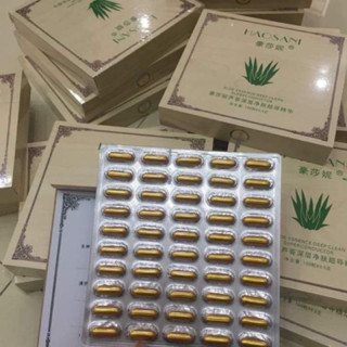 TÁCH LẺ 1 vỉ 50 viên thải chì HAOSANI, đào thải độc tốc cho da